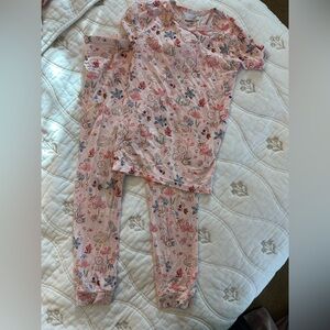 Magnetic Me Pink Floral Kids Pajama Set